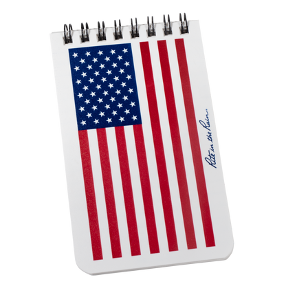 Rite in the Rain 3" x 5" Top Spiral Notebook, American Flag