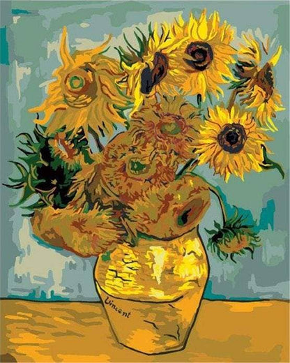 Paint by Numbers rolled - Van Gogh - Sunflowers