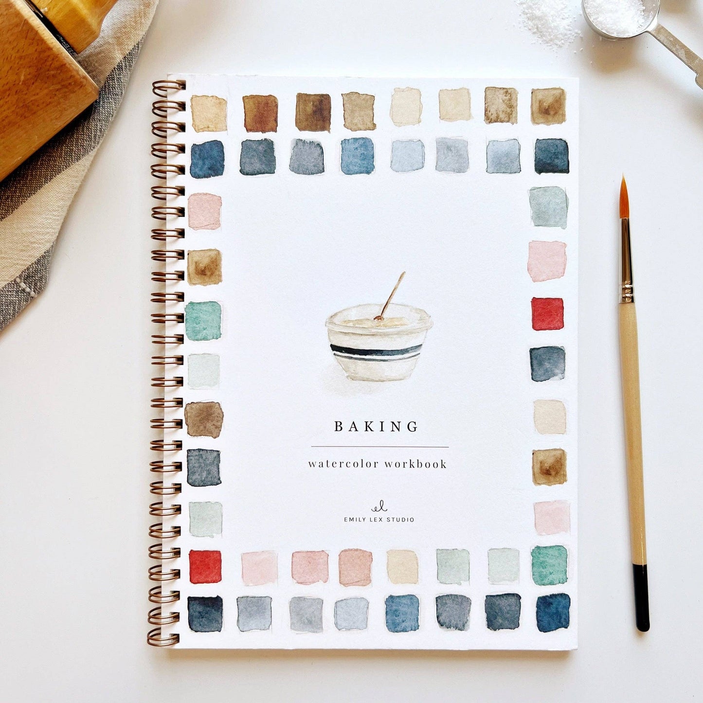 Watercolor Workbooks By Emily Lex Studio  — practice lessons, exercises and study projects