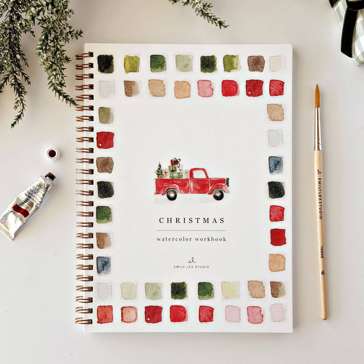 Watercolor Workbooks By Emily Lex Studio  — practice lessons, exercises and study projects