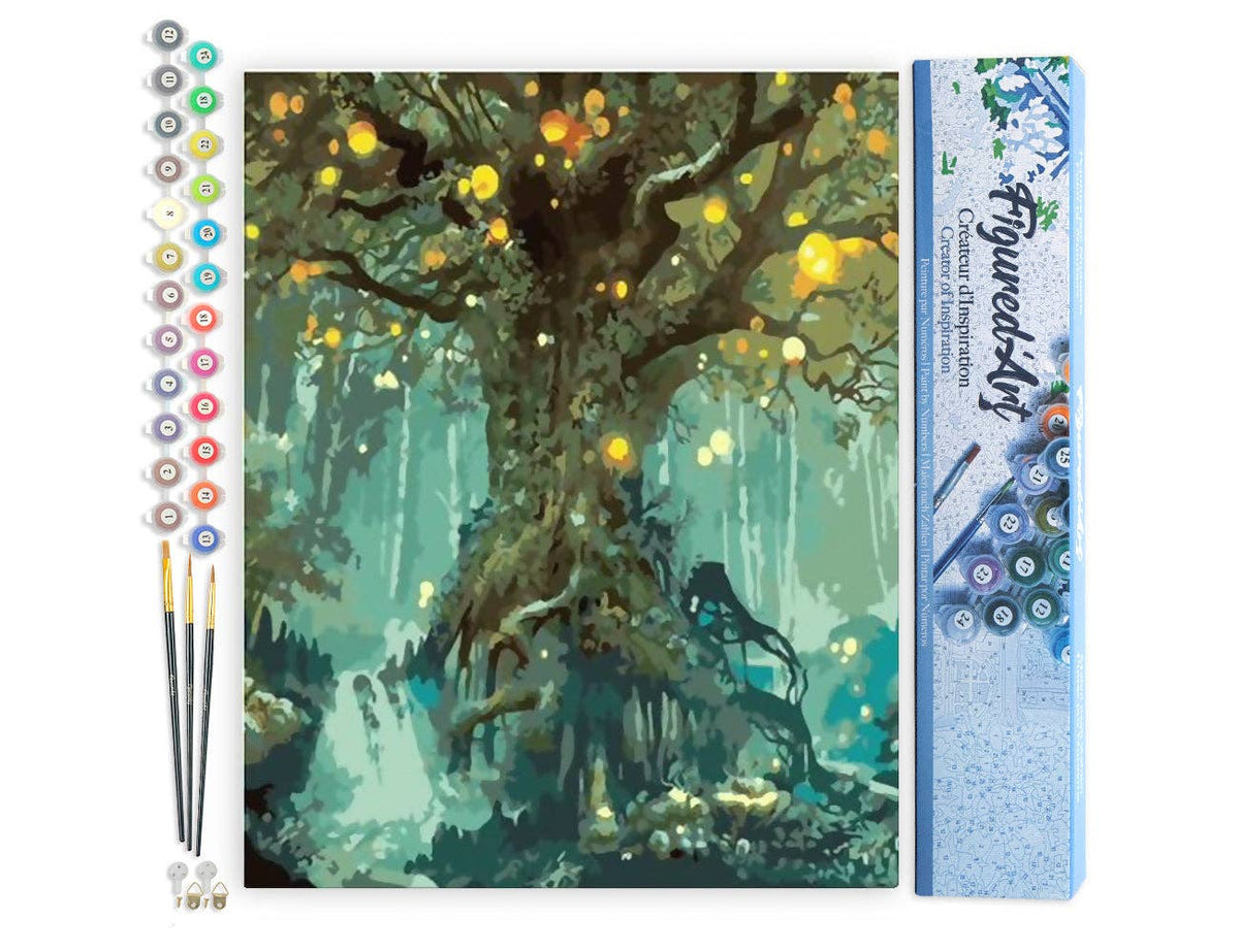Paint by numbers - Fairy tree