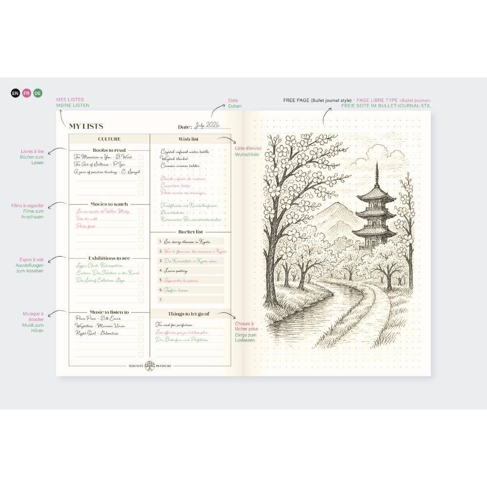 Clairefontaine Bucket List Planner A5