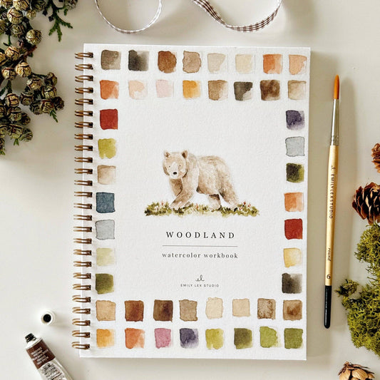 Watercolor Workbooks By Emily Lex Studio  — practice lessons, exercises and study projects