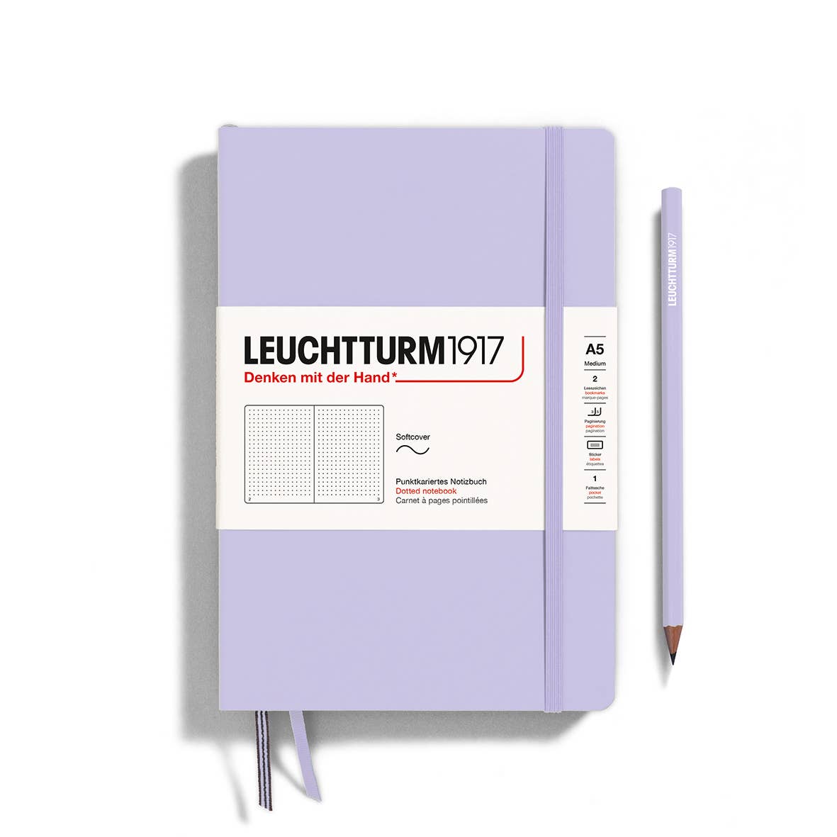 LEUCHTTURM1917 Medium A5 Notebook – Hardcover & Softcover