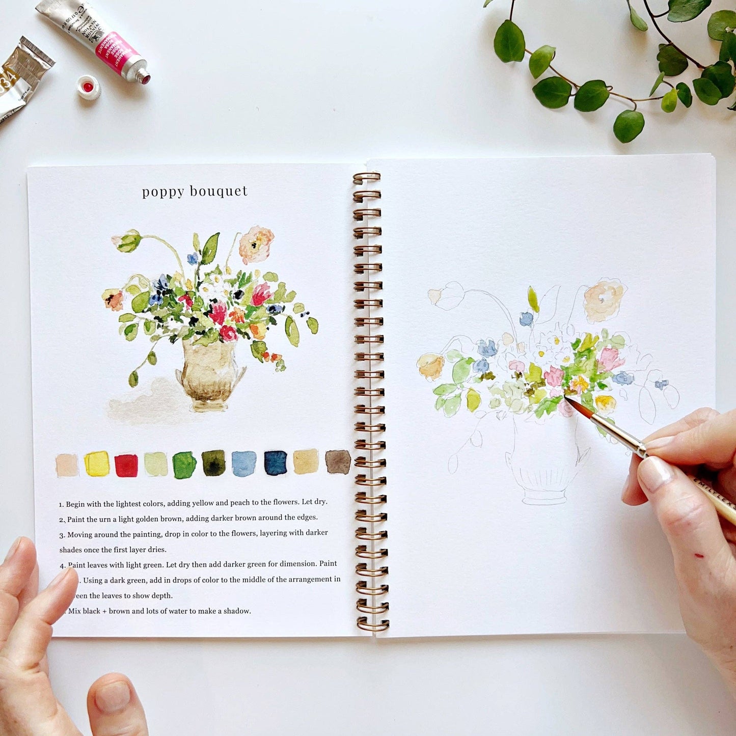 Watercolor Workbooks By Emily Lex Studio  — practice lessons, exercises and study projects