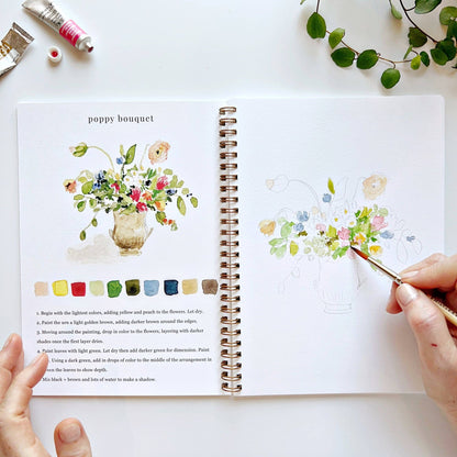 Watercolor Workbooks By Emily Lex Studio  — practice lessons, exercises and study projects