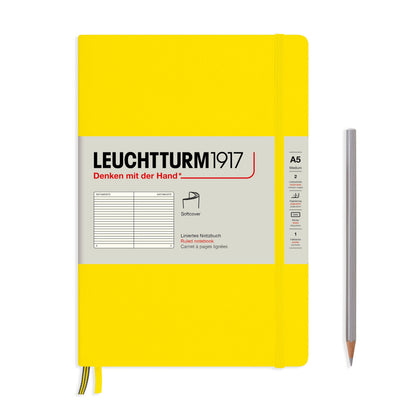 LEUCHTTURM1917 Medium A5 Notebook – Hardcover & Softcover