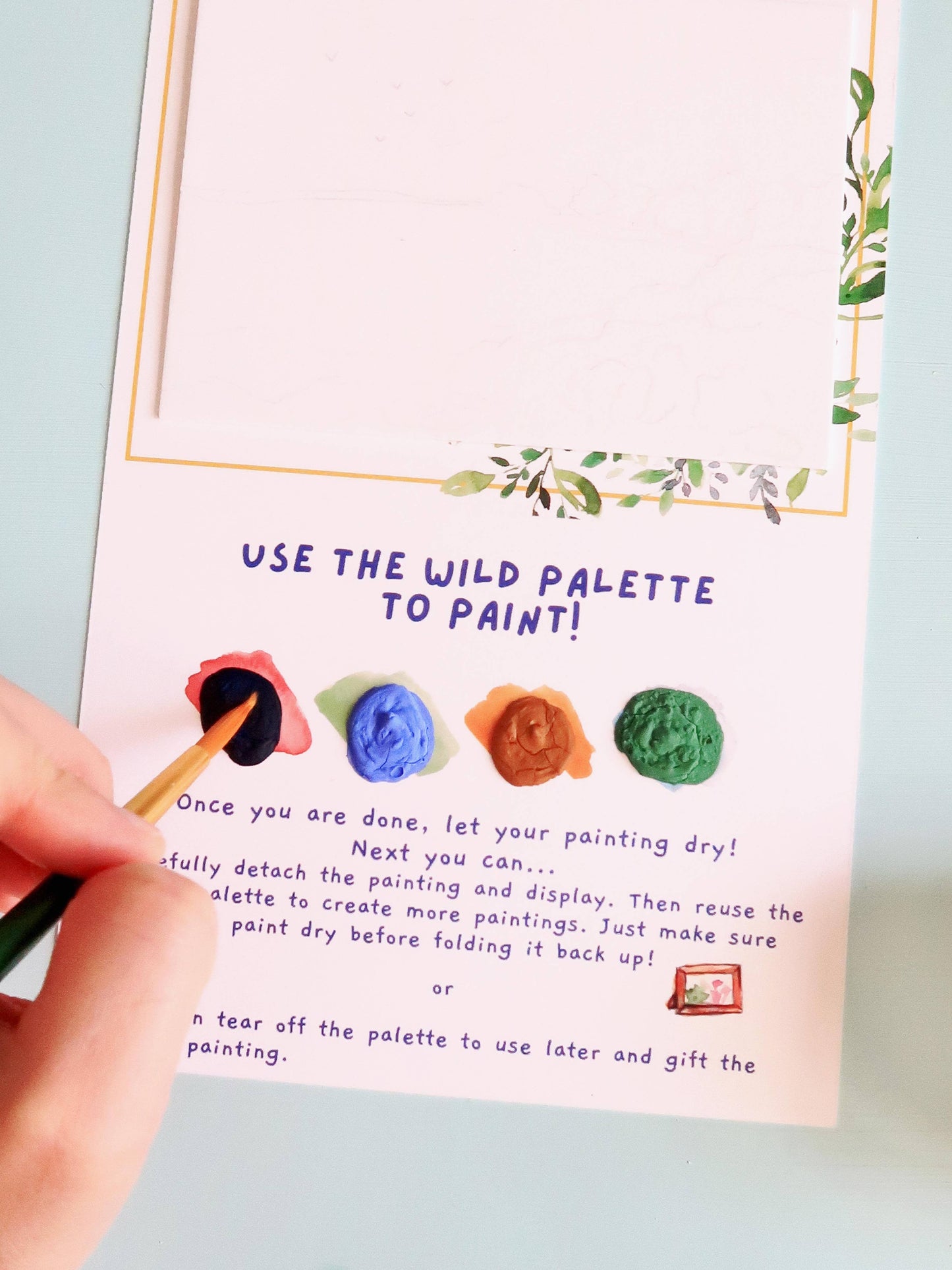 Ocean Beach Landscape Watercolor Paint by Number DIY  Kit