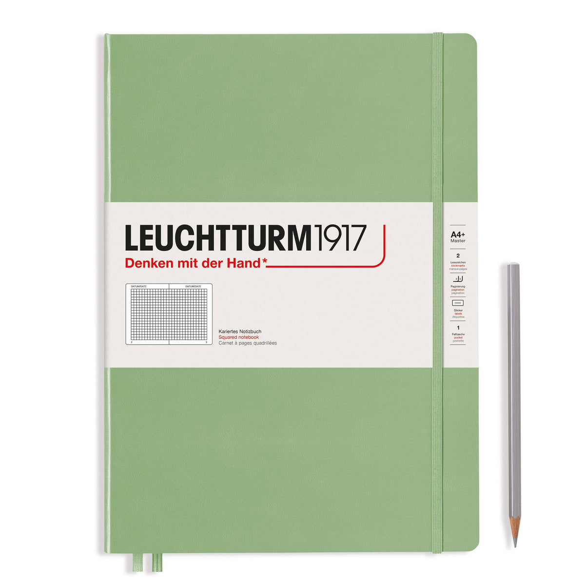 LEUCHTTURM1917 Master Slim Notebook A4+ – 123 Pages
