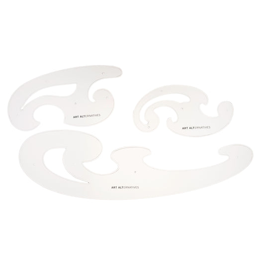 Art Alternatives French Curve Set, 3 pieces