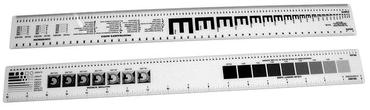 C-Thru Graphic Arts Ruler, 2in x 18in