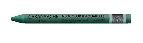 caran dache classic neocolor 2 dark green