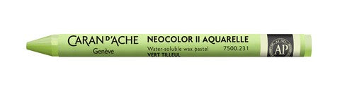 caran dache classic neocolor 2 lime green