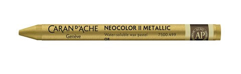 caran dache classic neocolor 2 metallic gold
