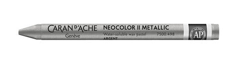 caran dache classic neocolor 2 metallic silver