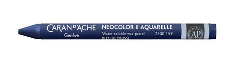 caran dache classic neocolor 2 prussian blue