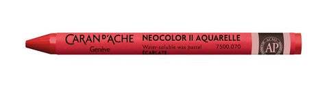 caran dache classic neocolor 2 scarlet
