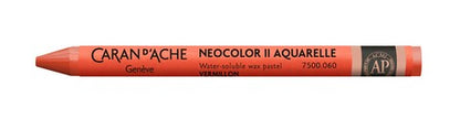 caran dache classic neocolor 2 vermilion