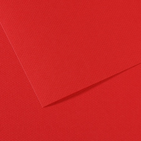 A collection of Canson Mi-Teintes paper sheets in various colors arranged in a fan-like spread. They appear to be medium-weight and have a textured surface.