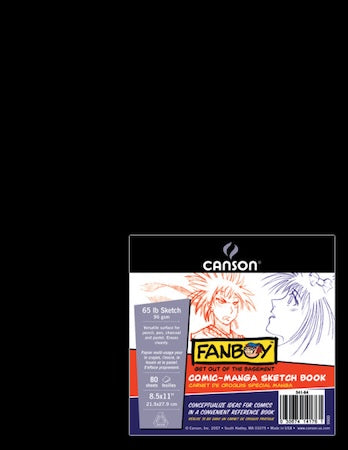 Canson Comic-Manga Sketch Book, 8.5 in x 11 in