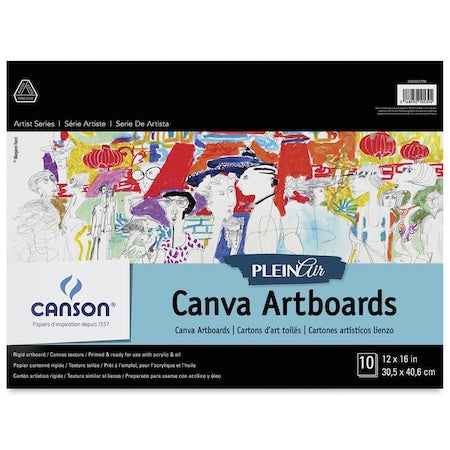 Canson Plein Air Artboard Pad, 12" x 16", 10 Sheets/Pad