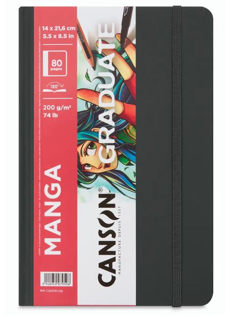 Canson Graduate Series Manga Books 5.5 x 8.5