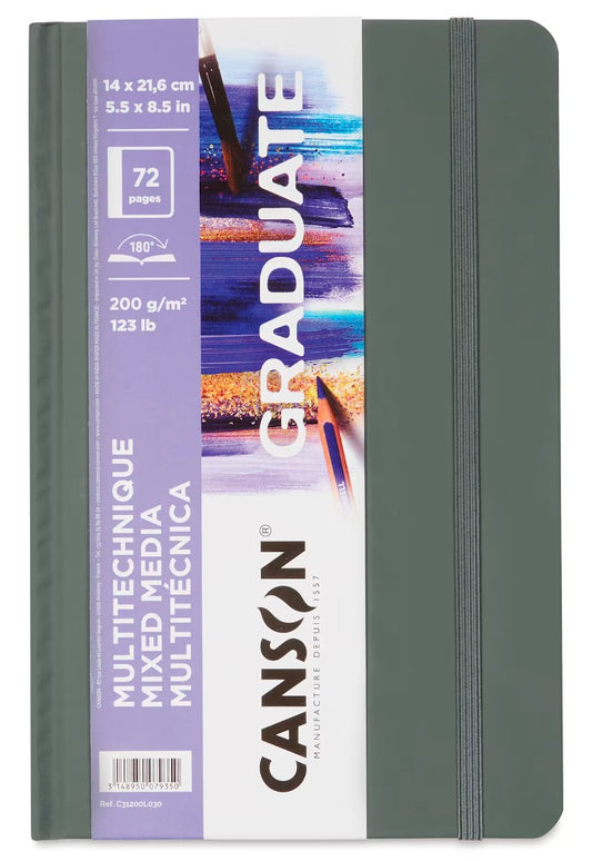 Canson Graduate Series Mixed Media Book white 5.5 x 8.5