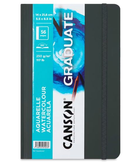 Canson Graduate Series Watercolor Books 5.5 x 8.5