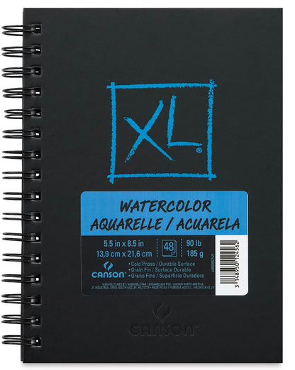 Canson XL Hard-Cover Books watercolor 5.5 x 8.5