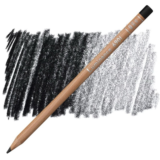 Colored pencil with color swatches on a white background