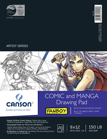Canson Comic-Manga Illustration, 9x12"