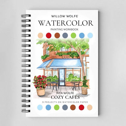 Watercolor Workbooks By Willow Wolfe— practice lessons, exercises and study projects