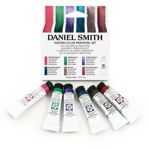 daniel smith primatek colorscheme sitting infront of box
