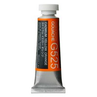 Tube of Grumbach G525 oil paint on a white background