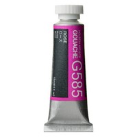 Tube of Gouache 365 paint with purple label on a white background