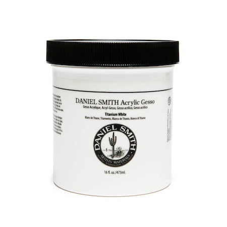 Daniel Smith Acrylic Gesso, 16fl. oz - Titanium White