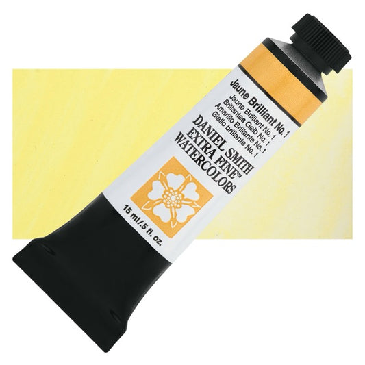 Daniel Smith Watercolor - Jaune Brilliant No1, 15 ml
