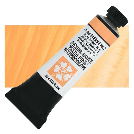 Daniel Smith Watercolor - Jaune Brilliant No2, 15 ml