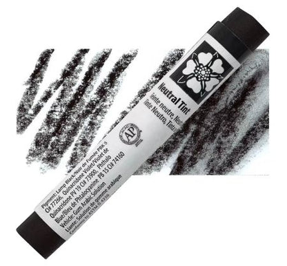 Tube of neutral tint with black swatch on a white background