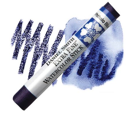 Daniel Smith watercolor stick with swatch of color on a white background