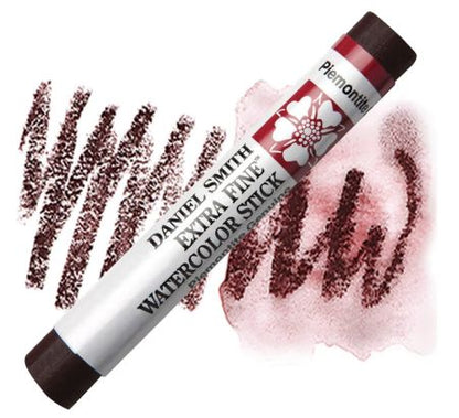Daniel Smith watercolor stick with color swatches on a white background