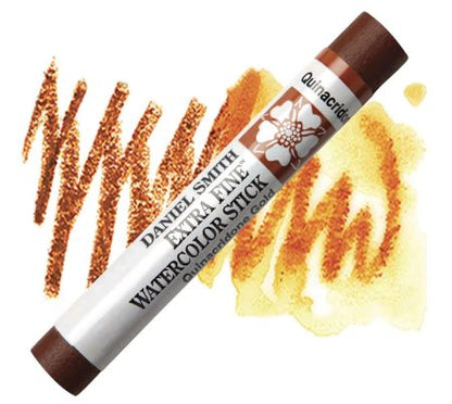 Daniel Smith watercolor stick with swatches on a white background