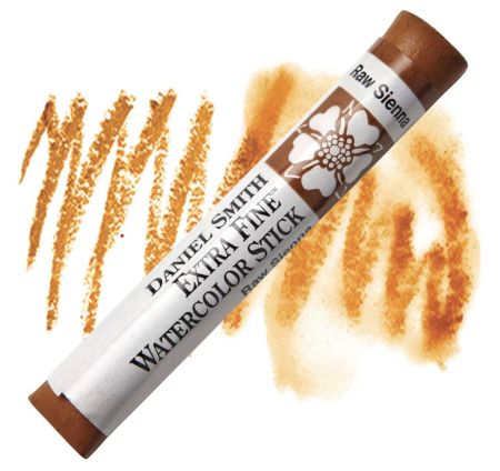 Daniel Smith watercolor stick with swatch on a white background