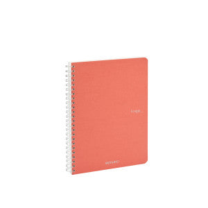 Fabriano EcoQua Original Spiral-Bound Notebooks, 5.8" x 8.3", A5, Blank, 70 Sheets