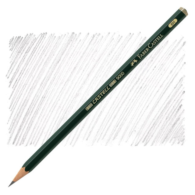 Faber-Castell pencil with lead on a white background
