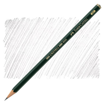 Faber-Castell pencil with lead on a white background