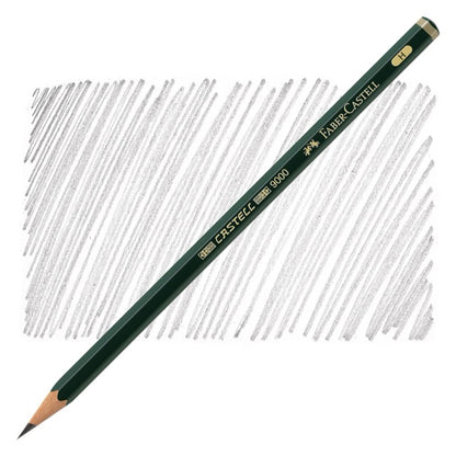 Faber-Castell 9000 pencil with a white background