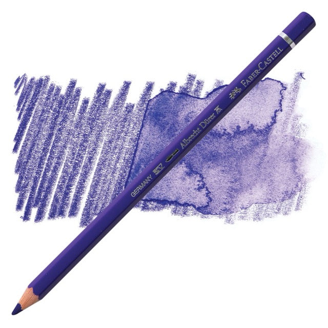 Blue colored pencil with a sample of blue color swatch on a white background
