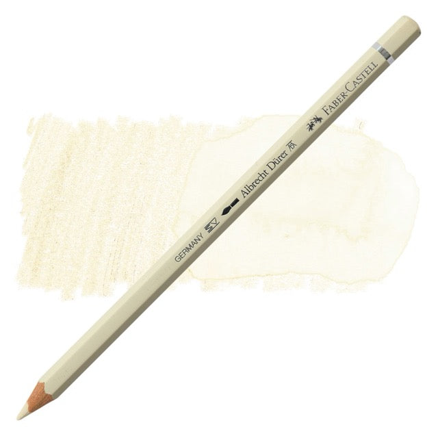 Faber-Castell colored pencil on a white background