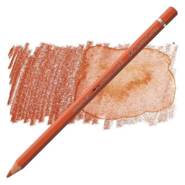 Crayon with a color swatch on a white background